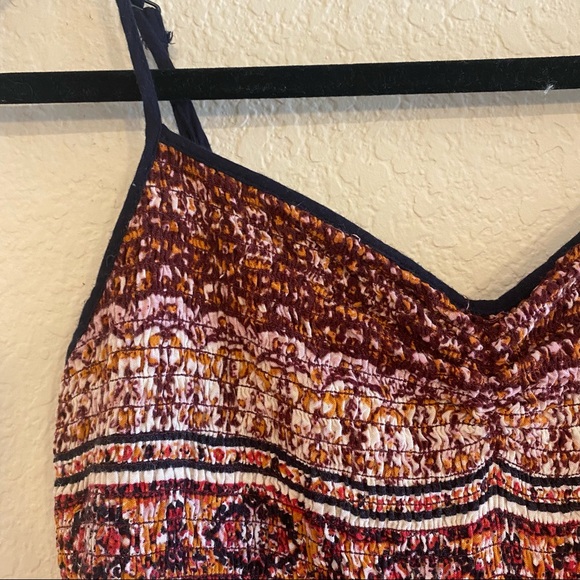 Patterned Romper With Pockets - Picture 2 of 7